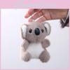 Плюшевый брелок-коала с мягким хлопковым наполнителем для аксессуаров для рюкзака для девочек