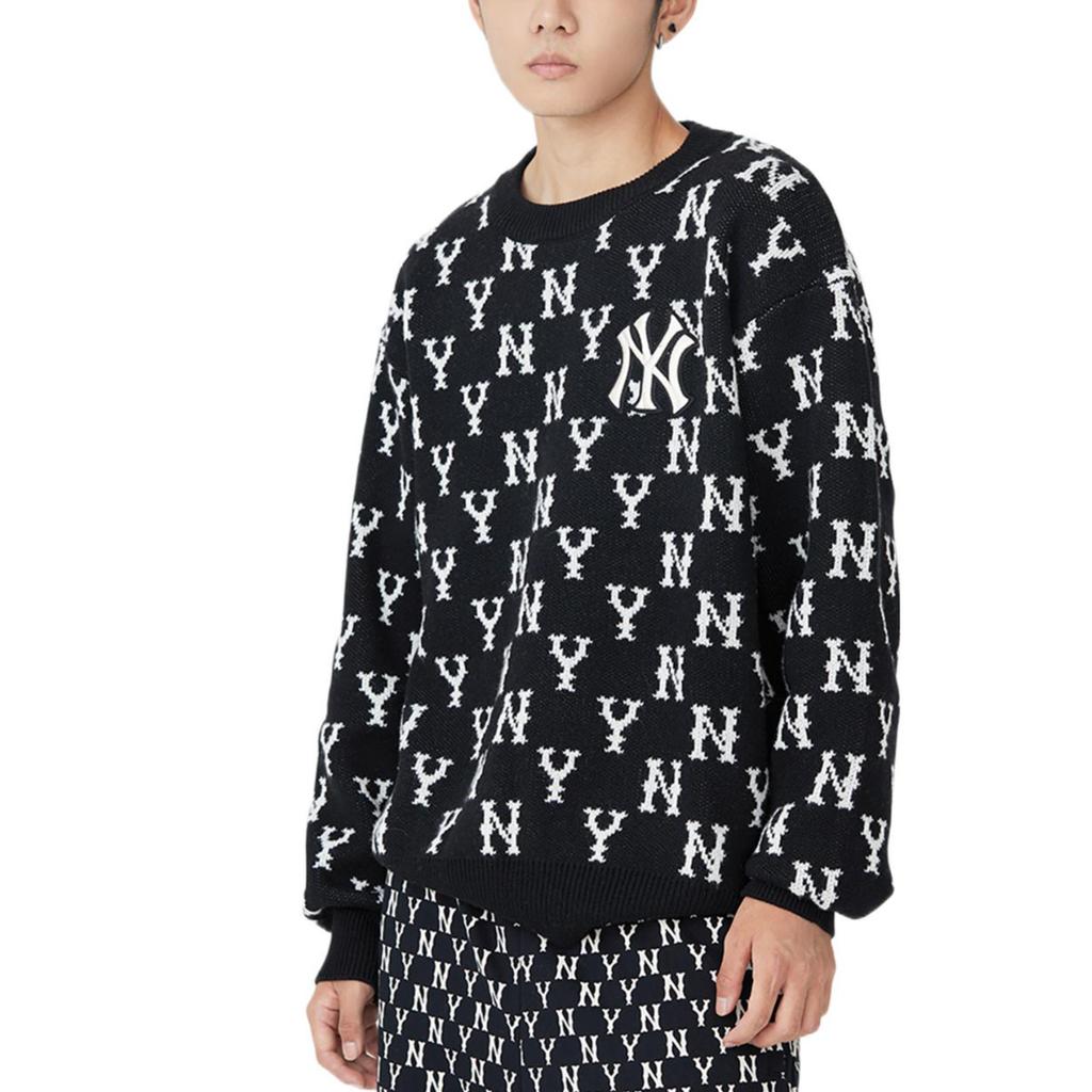 MLB Sweaters Unisex Black Crew Neck Moderate Other 3AKPM0126-50BKS