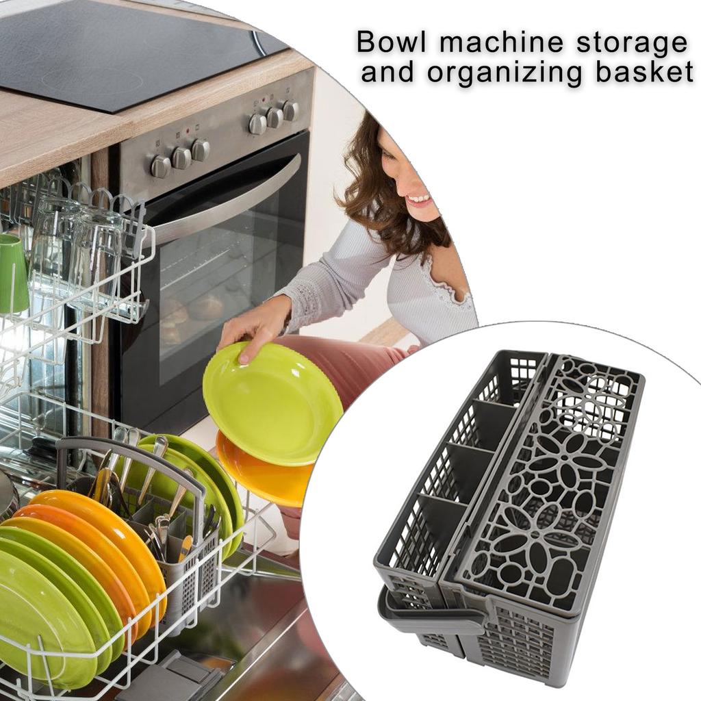 High Temperature Resistant Dishwasher Utensil Holder Practical Dishwasher Storage Solution for Space Optimization