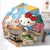 1pc Hello Kitty Automatic Opening/Closing Umbrella with Foldable Design and Iron Frame - Perfect Gift for Fans, Travelers, and Daily Use.A103