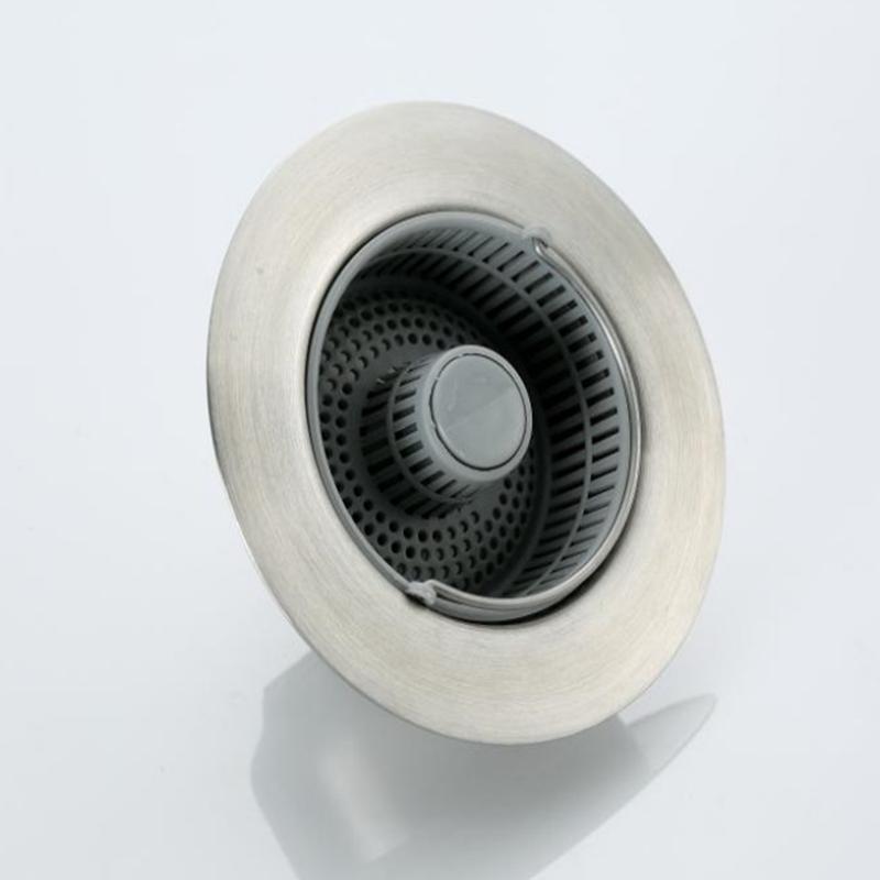 Пресс-дизайн ABS кухонный фильтр для мойки 304 нержавеющая сталь корзина сито для сушки пищевого шлака пробка для мойки воды новые гаджеты