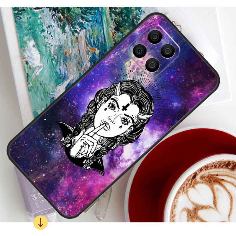 Devil Satan Case For Samsung Galaxy M15 M21 M31 M55 M56 M36 M16 M06 M13 M33 M53 M12 M32 M52 M14 M34 M54