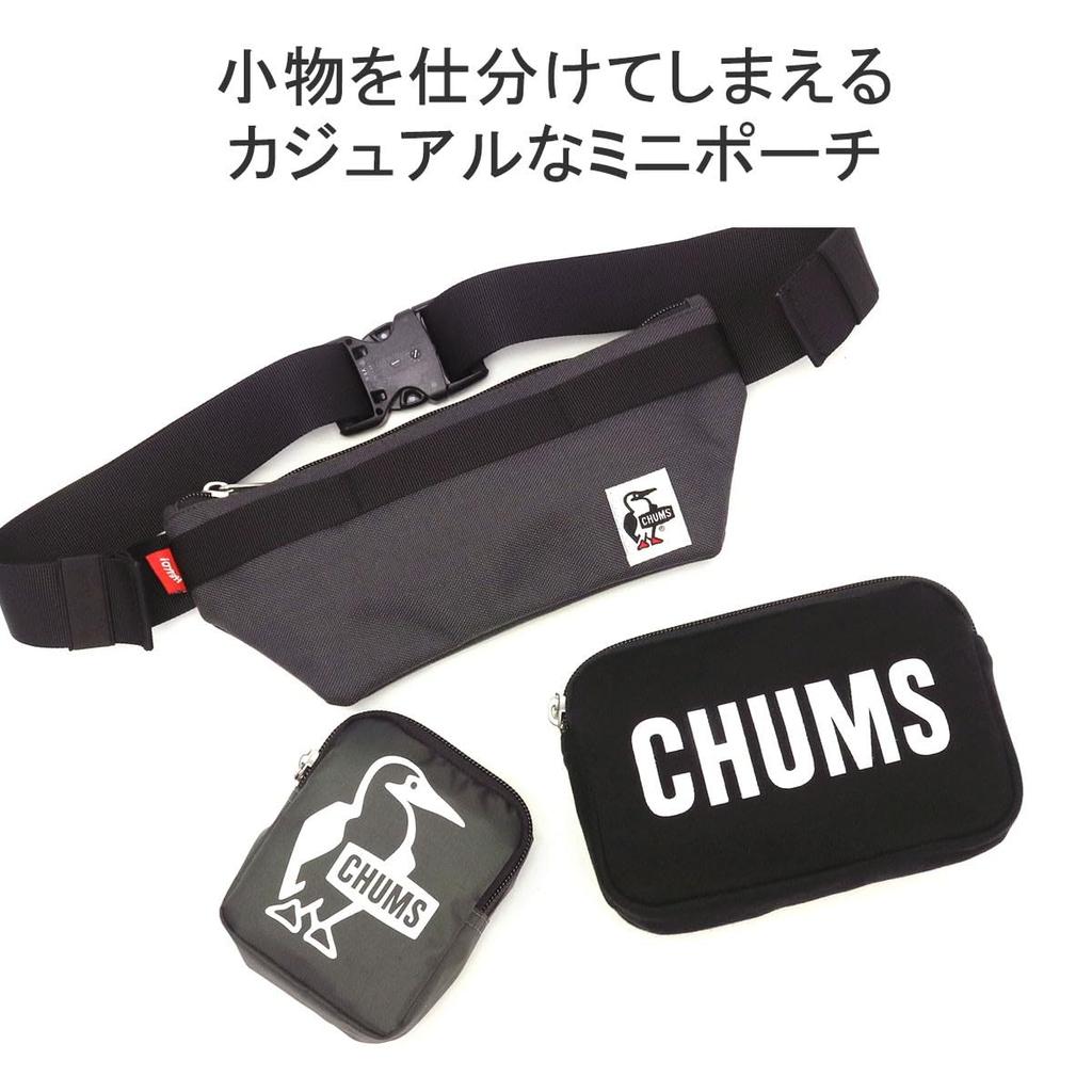 Shoulder Bag 3 Pouch Body Bag Sweat Nylon [Chums] Men's