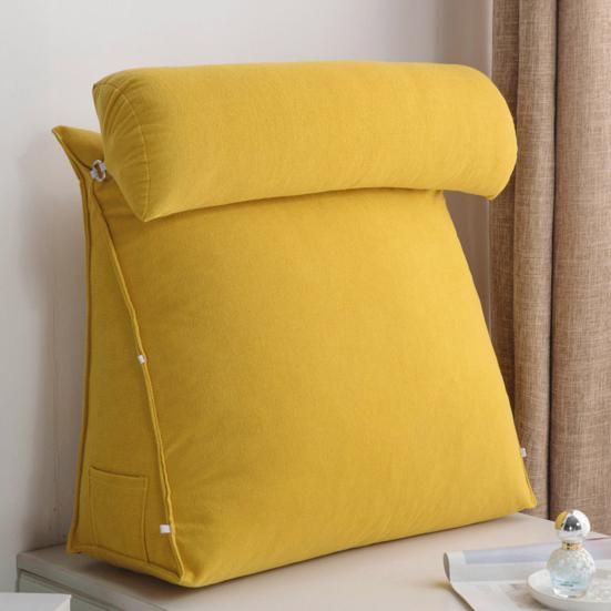 Wedge Pillow Supportive Headboard Pillow with Neck Cushion Back Leg And Knee Support Cushion for Sleeping Reading Acid Reflux