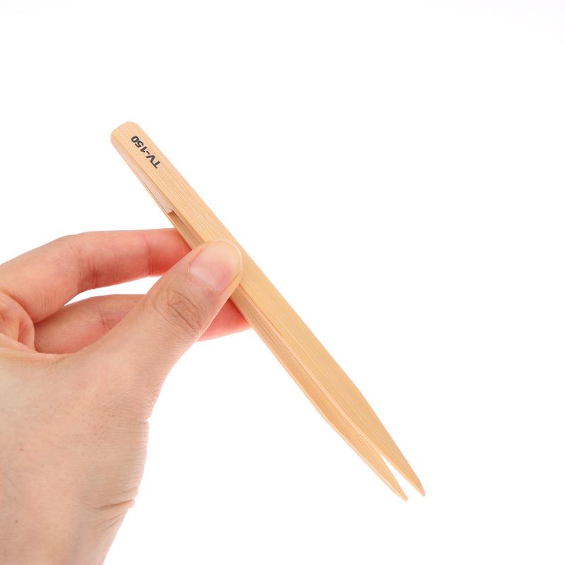 1 шт. легкий профессиональный инструмент для ремонта часов, высококачественные пинцеты с заостренными концами, простые в обращении пинцеты с бамбуковыми наконечниками