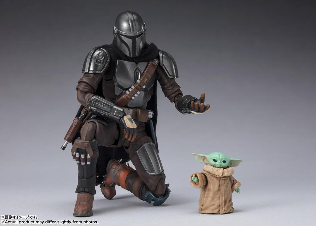 TAMASHII NATIONS Star Wars Mandalorian Grogu 150-миллиметровая окрашенная подвижная фигурка SHFiguarts & (ЗВЕЗДНЫЕ ВОЙНЫ Мандалорец) приблизительно. АБС&ПВХ&Ткань