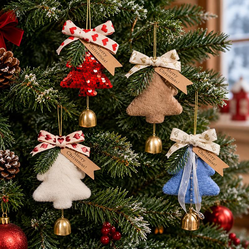 Christmas Tree Pendants Decorations Christmas Wind Chimes Xmas Tree Hainging Pendant Chimes Wind Bell Decorations Navidad Gifts 7
