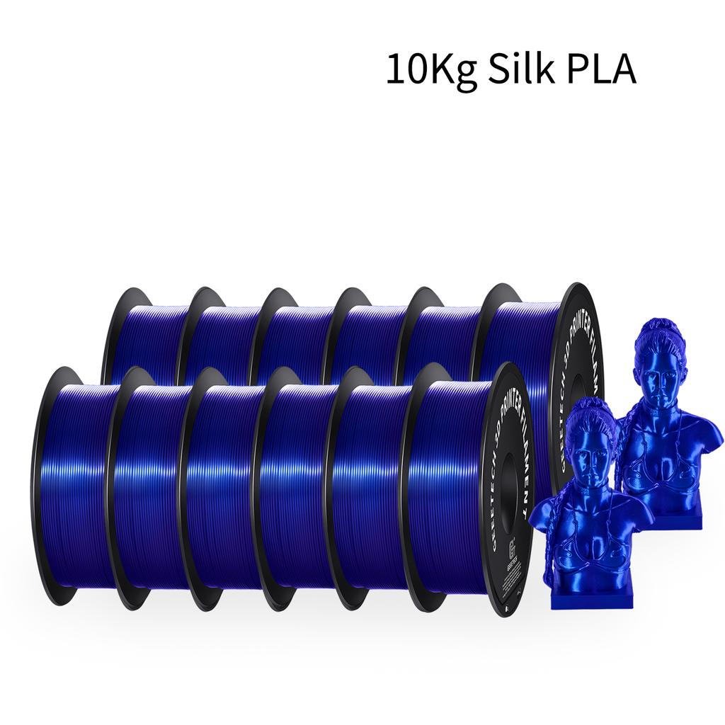 GEEETECH 10 кг 3D шелковый PLA-филамент 1,75 мм на катушке, проволока для 3D-принтера, Материал, Безопасность, Вакуумная упаковка