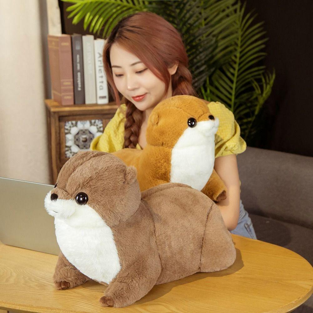 Gift Soft Pillow Sleep Pillow Home Decor Otter Plush Toys Stuffed Toy Otter Toy Otter Plush Doll