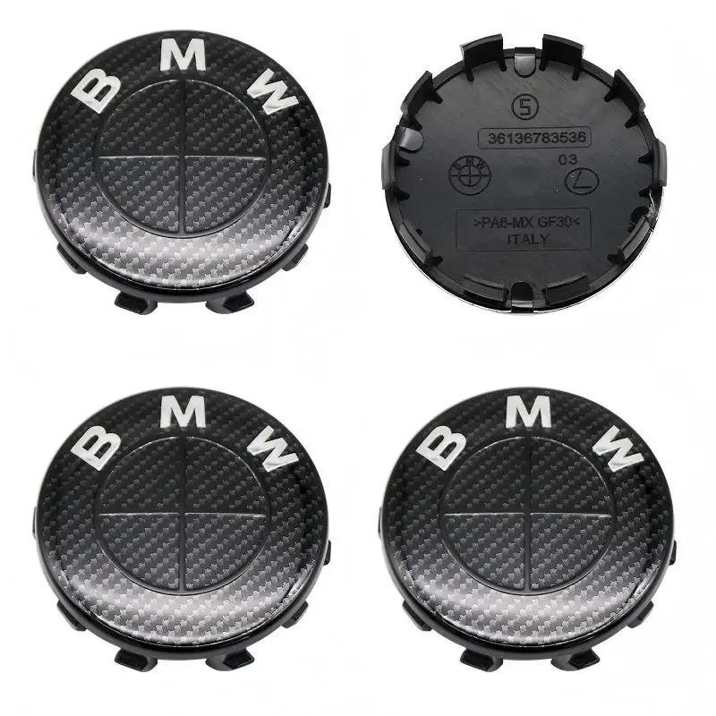 For BMW M 4Pcs 56MM 68MM Car Wheel Center Cap  Hub Covers For BMW M Logo E84 E83  X1 X2 X3 F48 G01 X4 X5 X6 Badge Auto Tuning Accessories