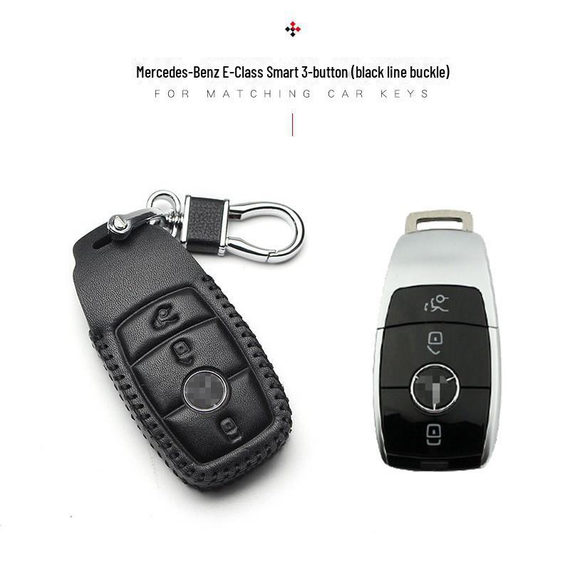 Mercedes-Benz E300LC260LS350GLBGLSGLCA200 Кожаный чехол для ключей Пряжка Аксессуар