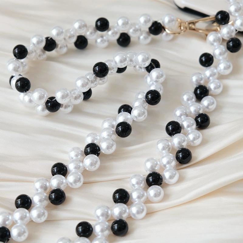 New Phone Accessory Cellphone Part Beaded Chain Anti Lost Universal Beaded Lanyard Shoulder Neck Pearl Crossbody SmartPhone Strap Case Chains