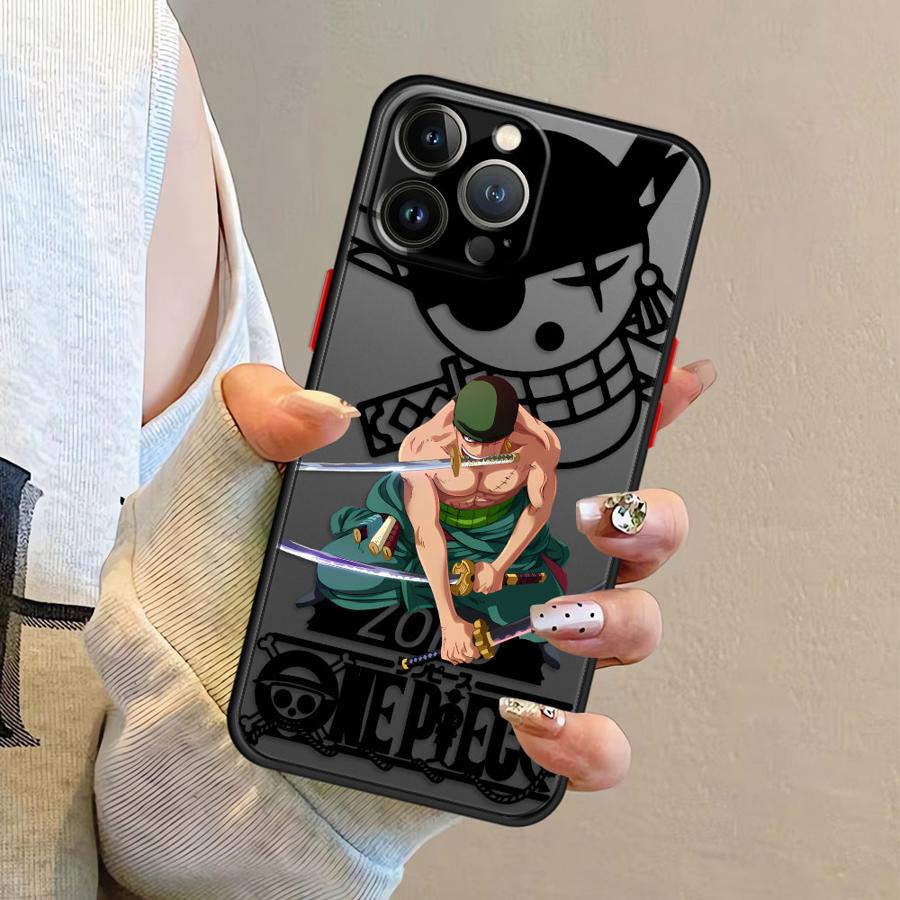 Чехол для телефона One Piece Зоро Луффи для iPhone XR XS X 14 15 Pro Max 6s 11 Pro Max 16 Pro 13 Pro 16e 7 8 SE SE 12 Mini Чехол из ТПУ
