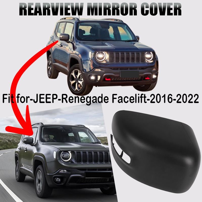Черная Накладка на Зеркало Заднего Вида Правая Сторона для Jeep Renegade 2016-2022 2023