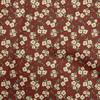 Cotton Flex Maroon Fabric Kids Floral Quilting Supplies Print Sewing Fabric By The Yard 40 Inch