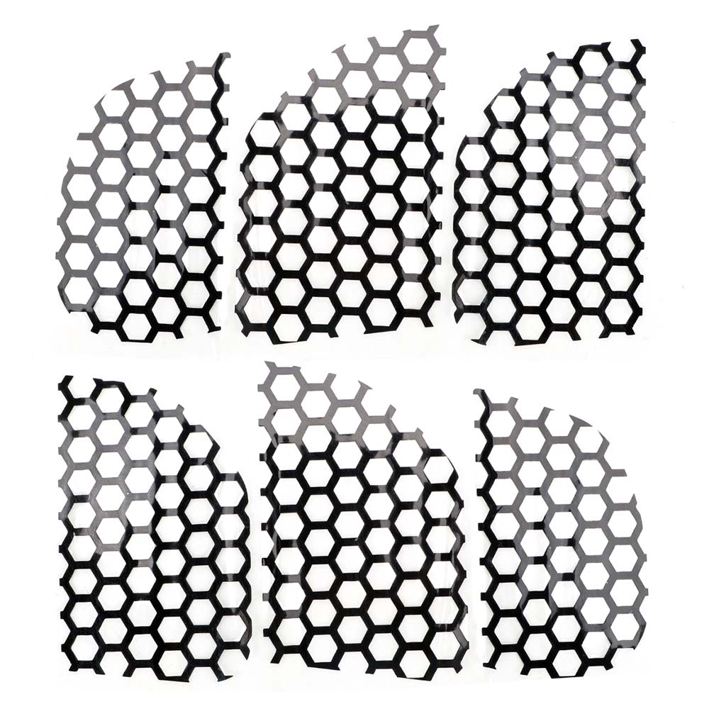 Light Decoration Car Sticker Car Exterior Accessories Honeycomb Car Stickers Taillight Decorative