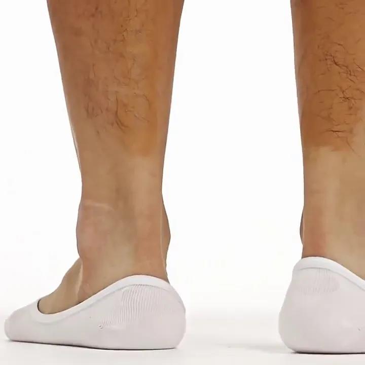 Under Armour Ankle Socks Unisex 3 Pack White (Unisex) No-Show Socks 1361148 100