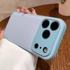 Vogue Чехол из личи-кожи для мобильного телефона для iPhone 17Pro 16 15 Plus 14 13 12 11 17 Pro Max iPohne Air Задняя броня с TPU-рамкой