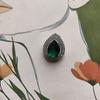 Серебряная подвеска с изумрудом nano 2.238ct (2197324)