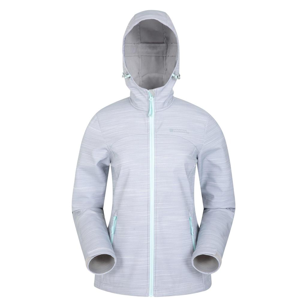 Mountain Warehouse Womens/Ladies Exodus Printed Water Resistant Soft Shell Jacket