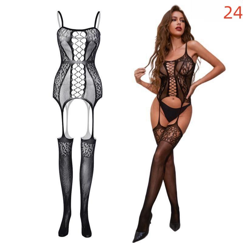 New Fashion Plus Size Women Fishnet Body Stocking Underwear Sexy Bodysuit Lingerie