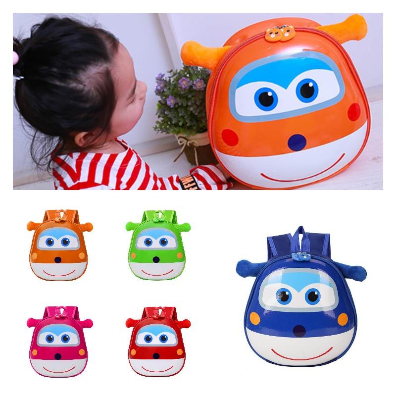 Cute Cartoon Animal Children's Backpack For Boys And Girls With Pvc Material And Reduced Load Functionality