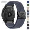 Быстросъемный ремешок 26 22 20 мм для Garmin Fenix 8 7 Pro 7S 6 5X 5Plus Tactix 8 7 Парашютный нейлоновый браслет correa Fenix 8 band 43 мм