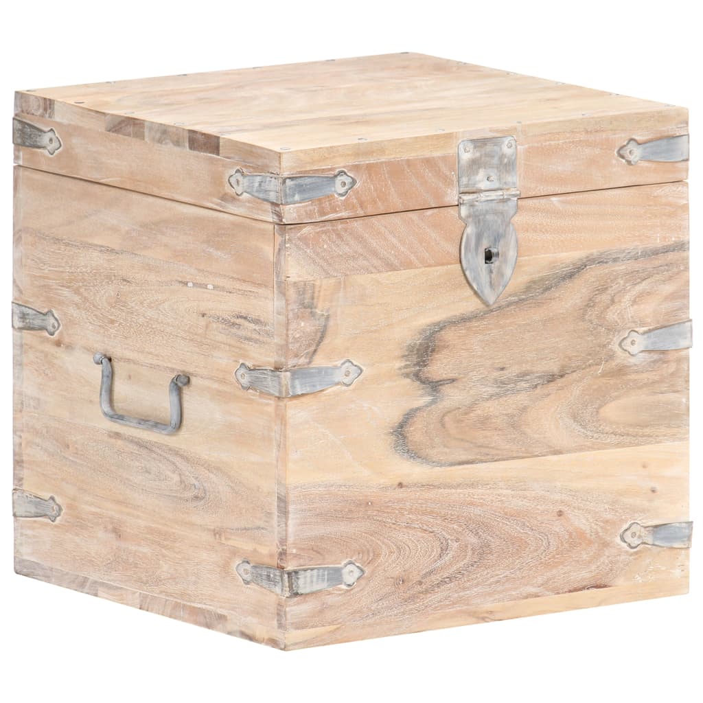 Storage Chest 40x40x40 cm Solid Acacia Wood