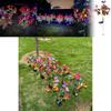 Elegant Solar Powered Butterfly Tree Stake Light Ideal For Waterproof Lawn Decor