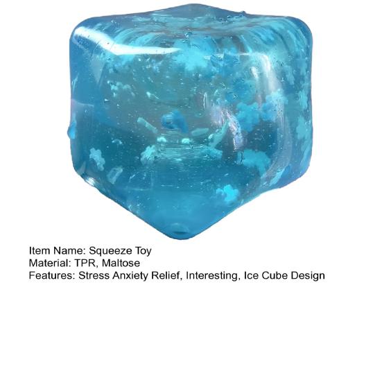 Сжимаемые мячи для снятия стресса для детей и взрослых, кубики льда, сенсорная сжимаемая игрушка, эластичная игрушка для снятия стресса и беспокойства в классе