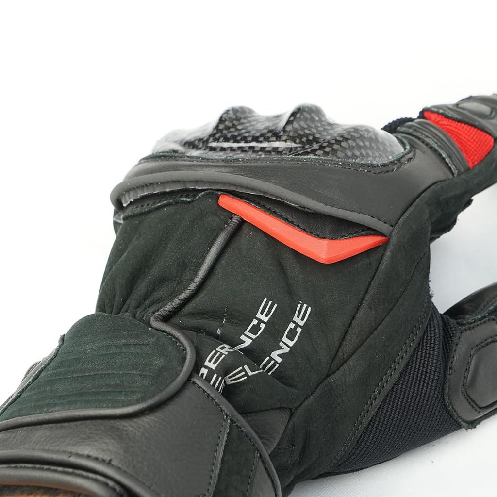 Motorcycle Protection Tourer Winter ROUGH&ROAD Gloves, Black/Red, XL, RR8658BK/RD5