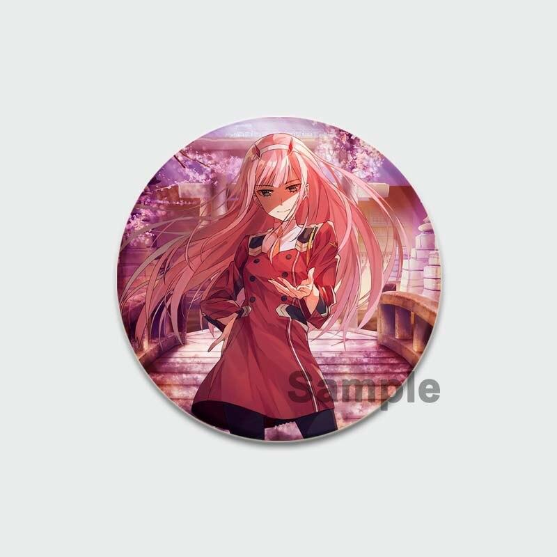 58 мм милая брошь для девочек в стиле аниме 58 мм круглая булавка косплей мультяшные значки для одежды украшение на рюкзак модные ювелирные аксессуары подарки