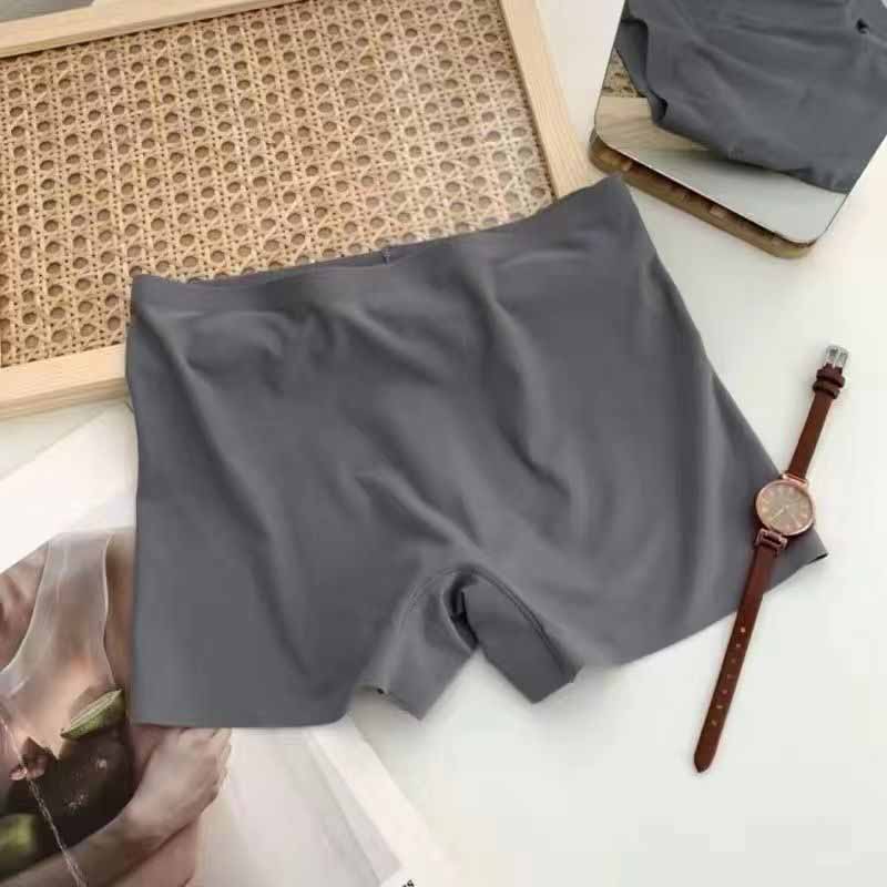 Мягкие бесшовные безопасные короткие брюки, летние шорты под юбку, дышащие короткие колготки из модала из ледяного шелка, нижнее белье