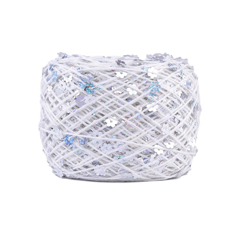 50 г/клубок пряжа для вязания кукол Ice Silk COOMAMUU трикотажная хлопковая пряжа пряжа с пайетками