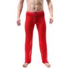 Men  Mesh Long Pants Underpants Sheer Trouser Soft Thin Mesh Lingerie