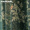 1PC NAPEARL 70-80% Green Blackout Curtain Forest Series Plant Leaves Printing Pattern Window Curtain For Living Room Home Decor