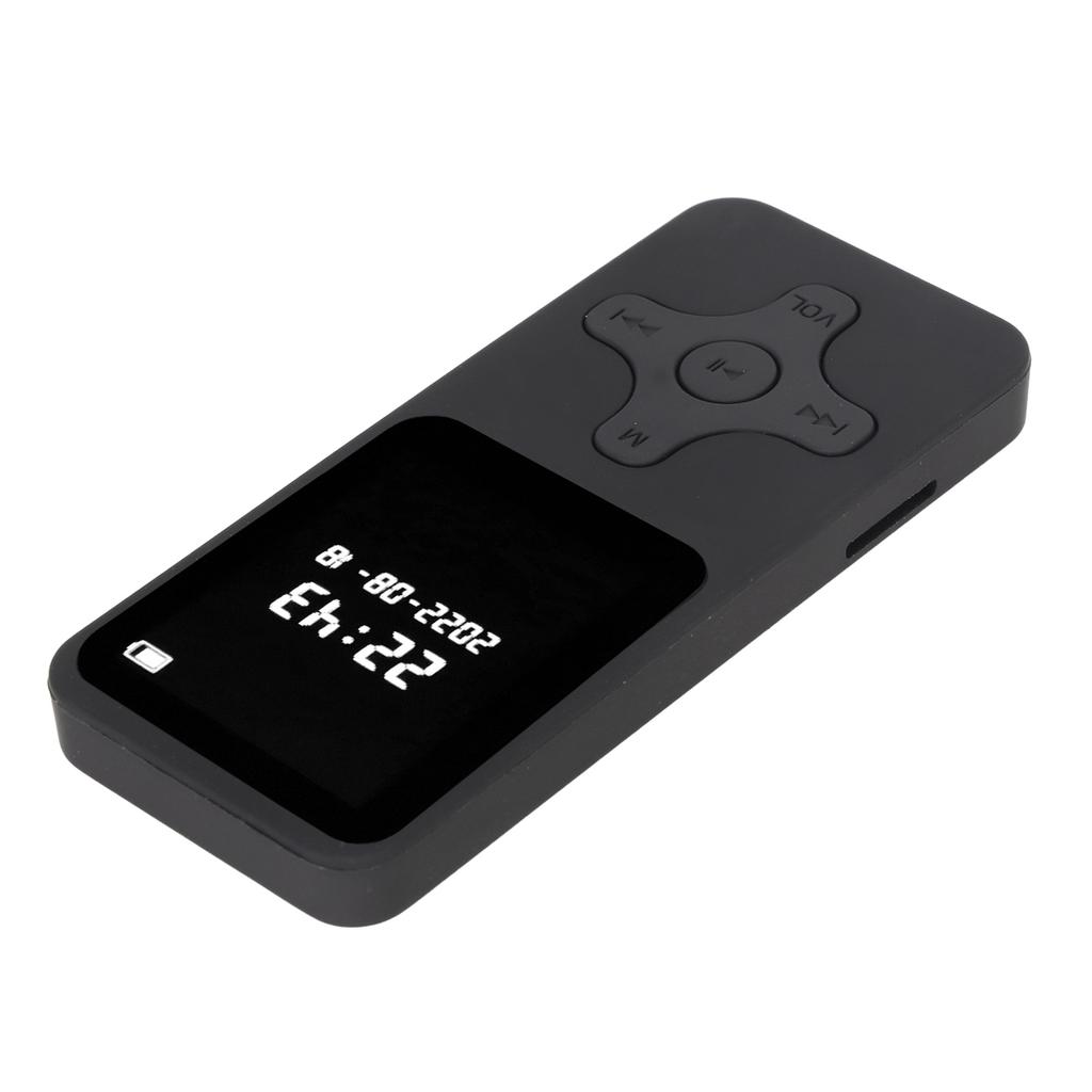 MP3 MP4 плеер Bluetooth 5.0 Ультратонкий Цифровой ЖК-экран 1,77 дюйма HD Динамик FM-радио Портативный HiFi Музыкальный плеер