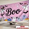 Halloween Backdrop Ghosts Pumpkins Bats Party Wall Decor