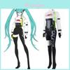 Костюм для косплея Hatsune Miku в гоночном костюме Набор для женщин Высококачественные ткани Тщательная работа Аутентичный дизайн