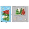 Christmas Window Clings Removable Self Adhesive Vivid Xmas Snowman Patterns for Home Family Holiday Party Decor