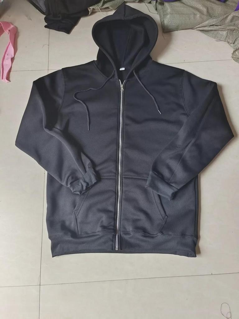 Мужской кардиган Youth Plus Velvet с капюшоном на молнии - осенне-зимняя куртка для мужчин и женщин