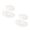 Beauty Player Shoulder Pads Silicone Power Nu Support Formal Suit Jacket Ceremonial Events Entrance Ceremony Graduation (Transparent 2 Pairs)