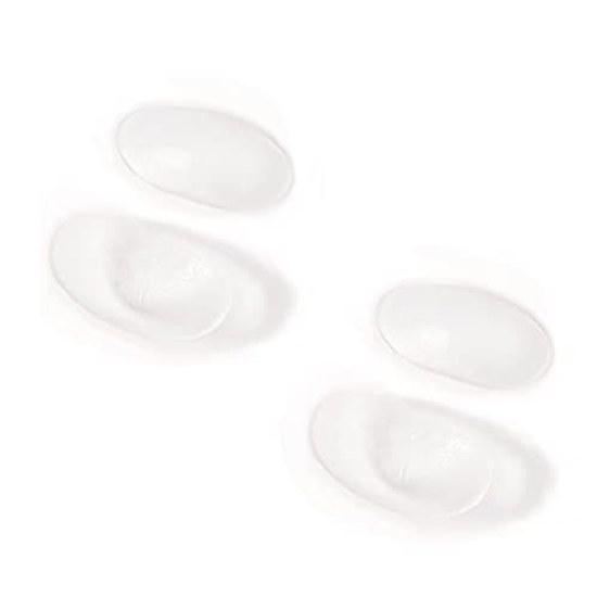 Beauty Player Shoulder Pads Silicone Power Nu Support Formal Suit Jacket Ceremonial Events Entrance Ceremony Graduation (Transparent 2 Pairs)