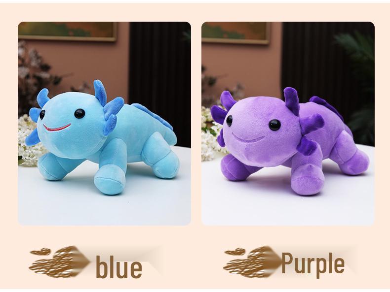 Axolotl Plush Doll: Multi-Color Four-Cornered Style