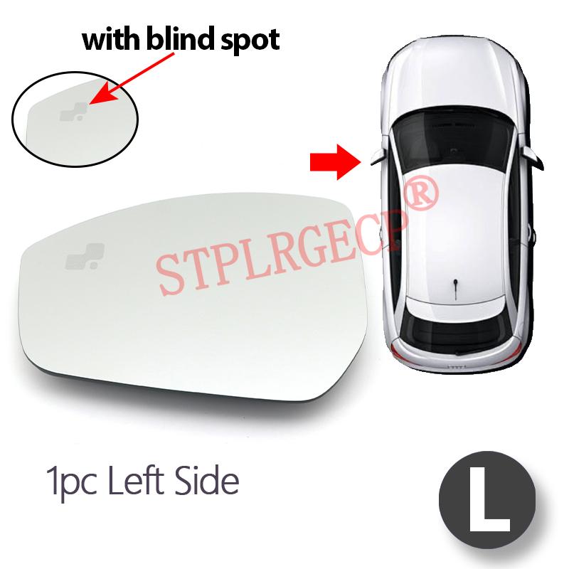 Left Right Door Side Heated Wing Blind Spot Mirror Glass Lens for Jaguar E-PACE F-PACE X540 X761 for Range Land Rover L538 L550