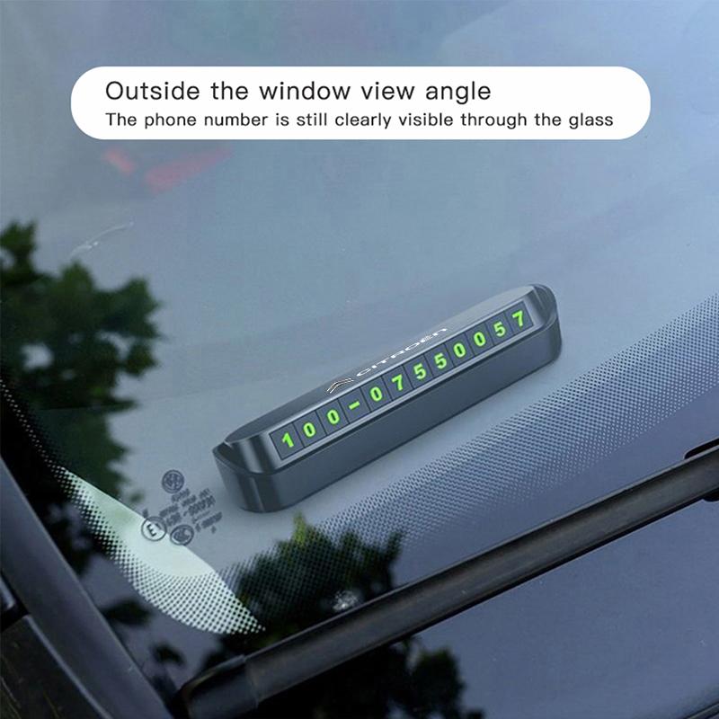Car Temporary Parking Phone Number Card Accessories For Citroen Celysee C6 C3 C5 C1 C2 C4 Aircross Picasso Cactus Berlingo Saxo LE9