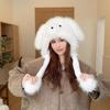 Cute Puppy Ears Move Plush Hat 2025 Autumn and Winter Thickened Cold-proof Ear Protection Lei Feng Hat Versatile Hat