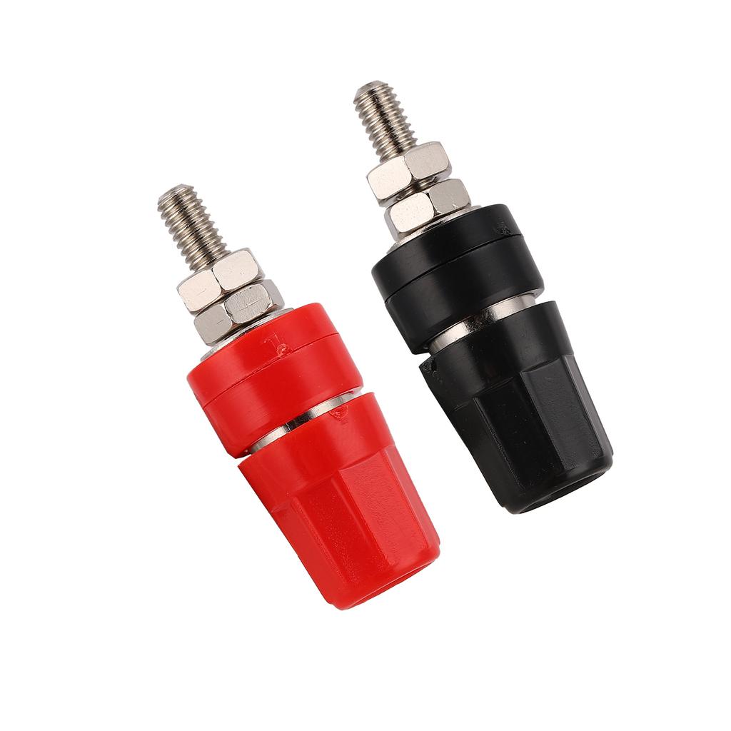 10 шт. U50 4 мм медный терминал красный черный разъем динамика усилитель терминал аудио шестигранный терминал