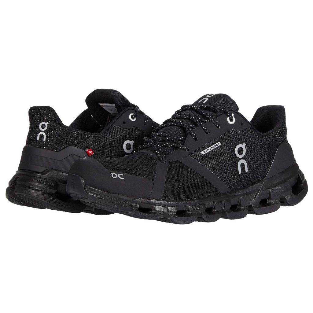 ON Cloudflyer Waterproof Black Lunar Women Sneakers 21.99623