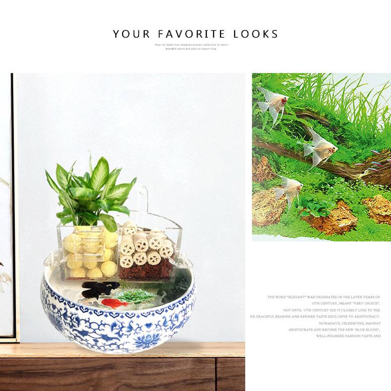 Внешний фильтр для аквариума, различные размеры для круглого аквариума, аксессуары для круглого аквариума